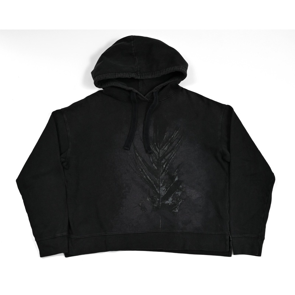 All Saints Hoodie Women's XS Feather Lo‎ Pullover Oversize Cozy 100% Cotton